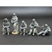 TOTENKOPF DIVISION ( KHARKOV 1943 ) WWII - 5 FIGURES - 1/35 SCALE - MINIART